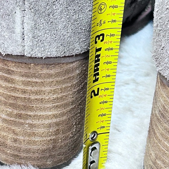 Blondo Waterproof‎ Suede Braided Zip Ankle Boots Women's Size 77 - Picture 7 of 12